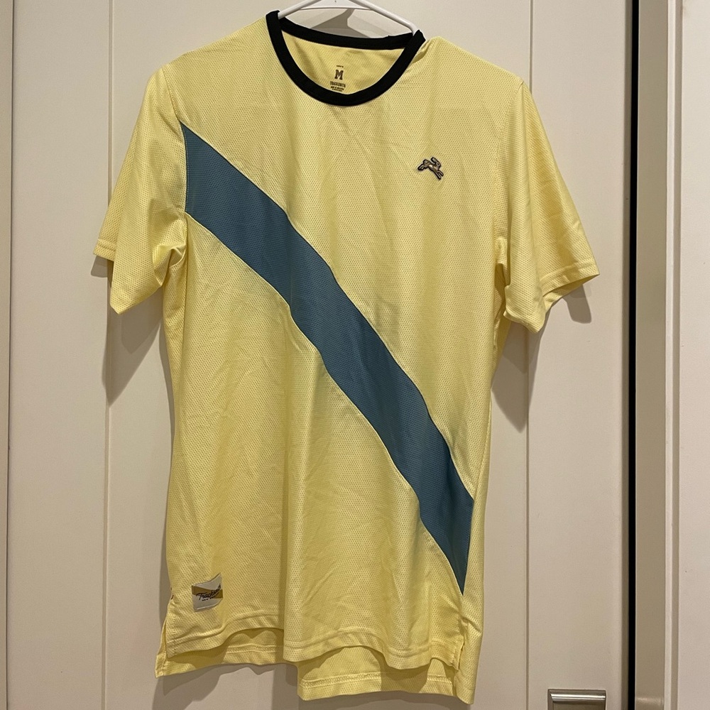 Men’s Tracksmith Van Cortlandt Yellow Tee Shirt